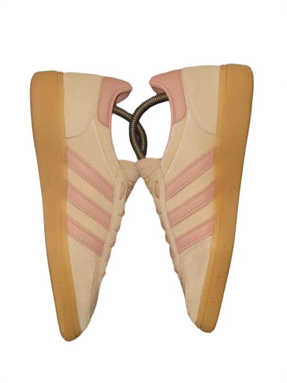 Adidas Handball Spezial Wonder Quartz Pink Tan Gum Sneakers ♀️ Women's Size 8.5 - Picture 4 of 16